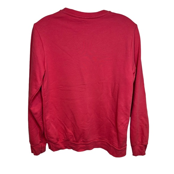 Girls Adidas Sweatshirt Pink Large Youth - Picture 3 of 4